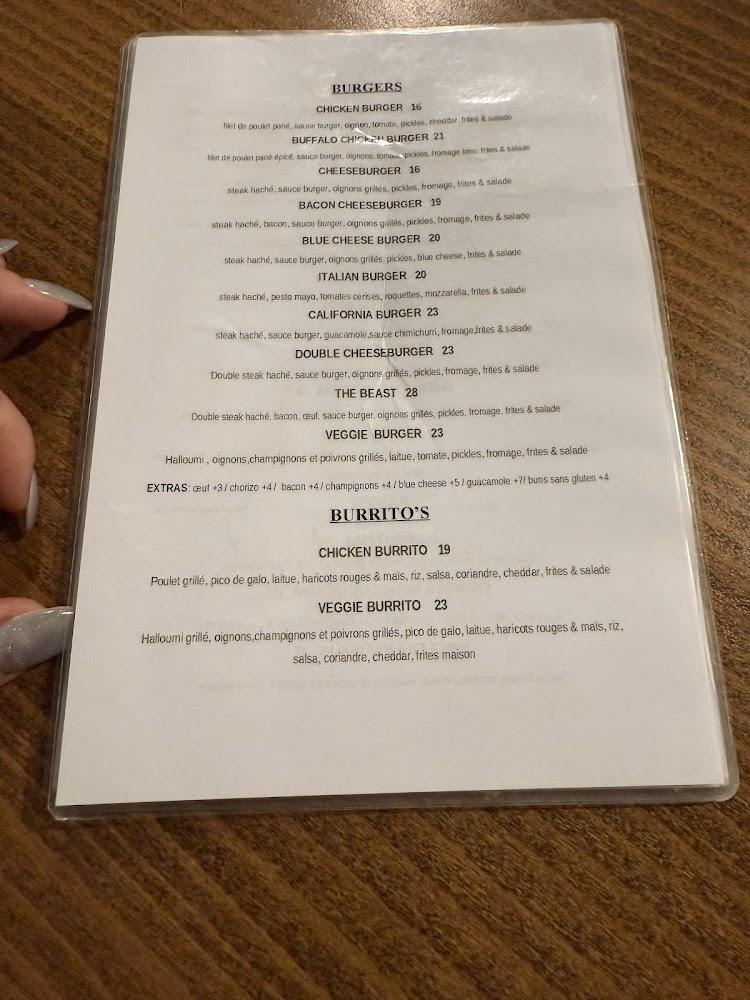 Yardbirds Menu image 4